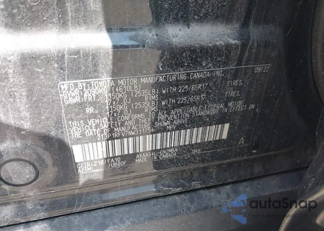 2022 Toyota Rav4 Xle из США, поврежденный, VIN 2T3P1RFV7NW311754